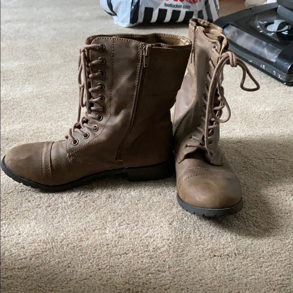 Brown boots